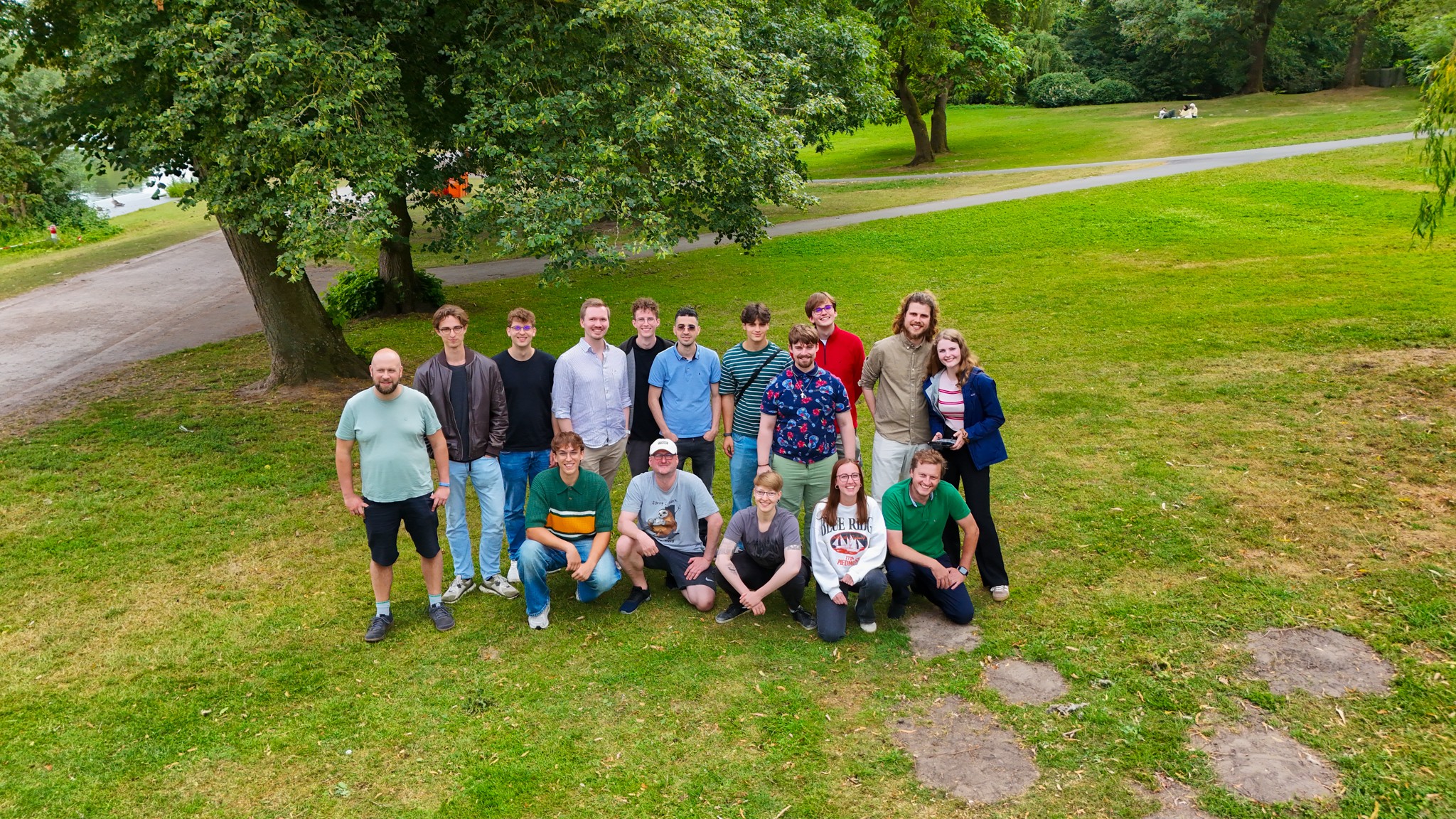 Gruppenfoto FrachtPilot Team Sommerfest