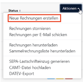 Rechnung stornieren in FrachtPilot