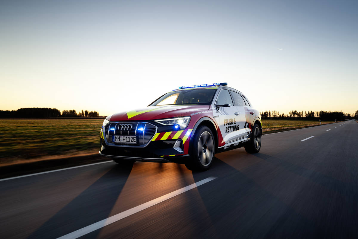 Audi E-Tron Feuer & Rettung