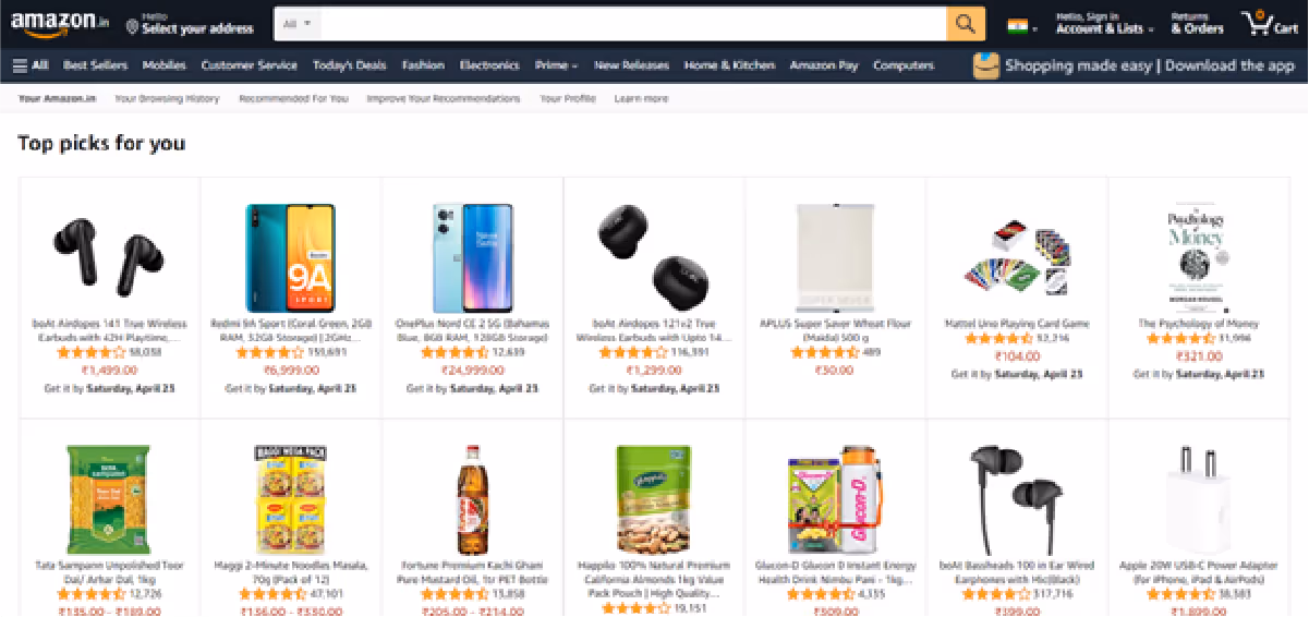 eCommerce-site