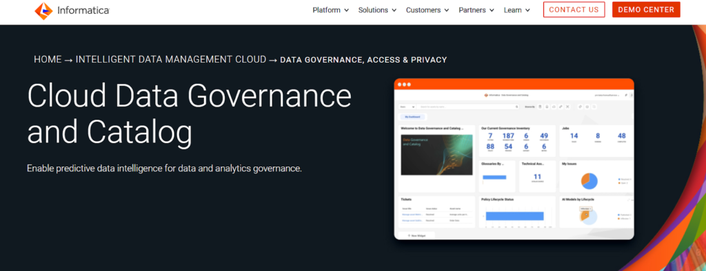 Informatica Cloud Data Governance and Catalog