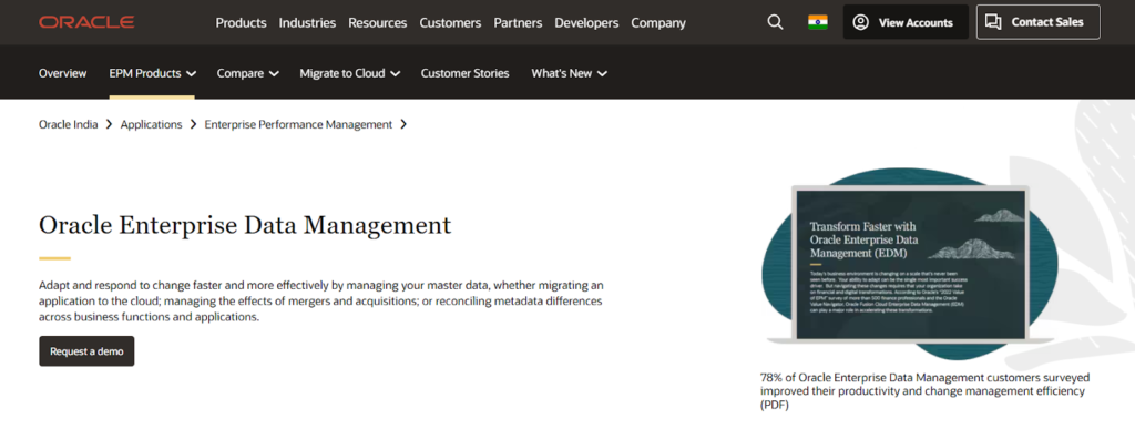 Oracle Enterprise Data Management