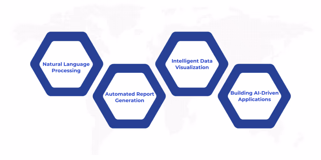 Generative AI in Microsoft Fabric transforms data analysis by enabling Natural Language Processing (NLP) for intuitive queries, automating report generation, providing intelligent data visualizations, and facilitating the creation of AI-driven applications, all while ensuring strong data management and security.