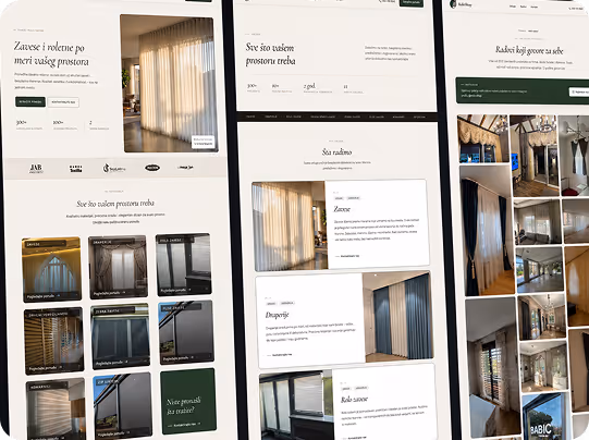 RoloShop — Blinds and curtains website built in Webflow
