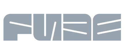 Logo s textem FUZE ve stylizovaném moderním písmu.