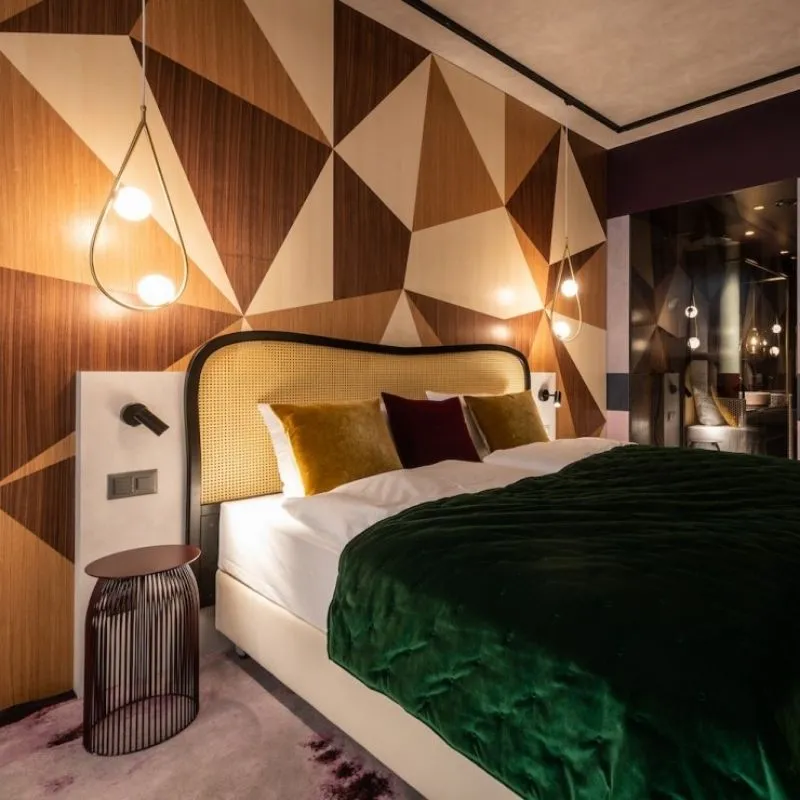 Zimmer im The Hide Hotel in Flims, Schweiz