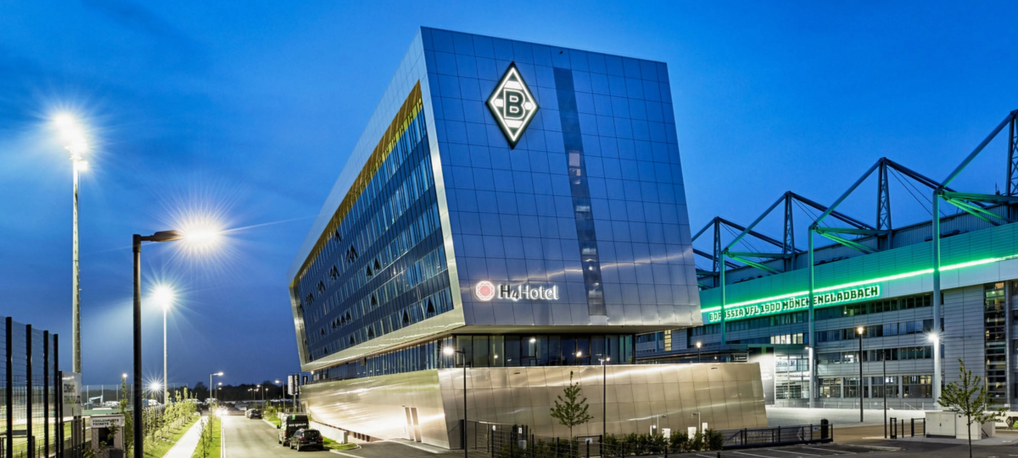 Außenansicht des Restaurants im H-Hotels in Europa