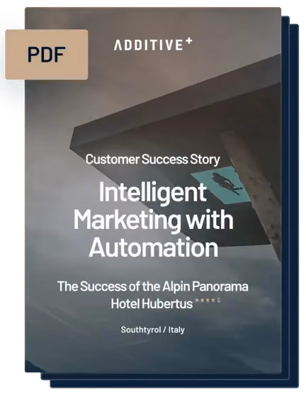 Whitepaper Cover "Intelligent Marketing with Automation at Hotel Hubertus"