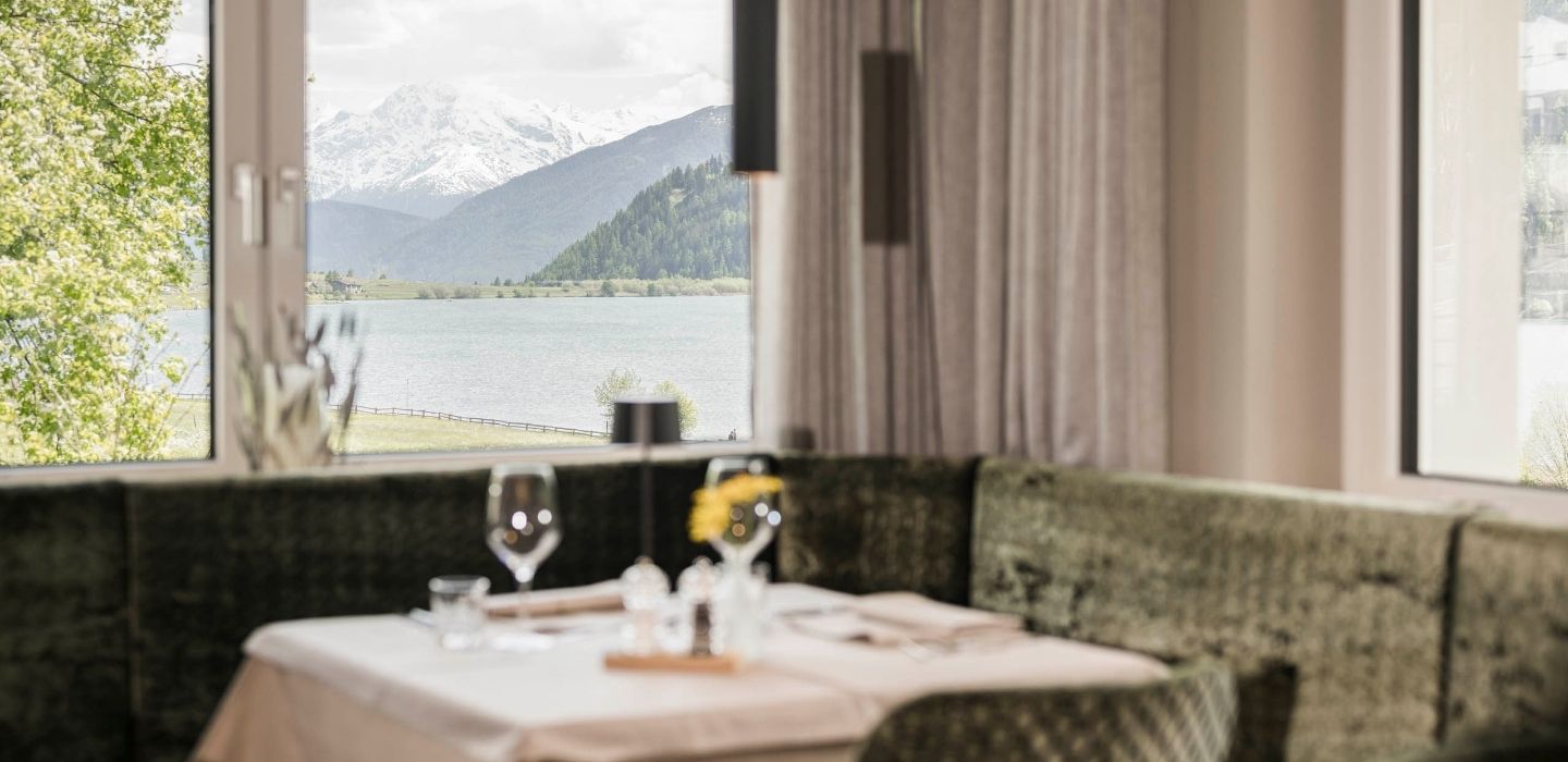 Ristorante e vista dall'Hotel Ortlerspitz, cliente di marketing online di ADDITIVE