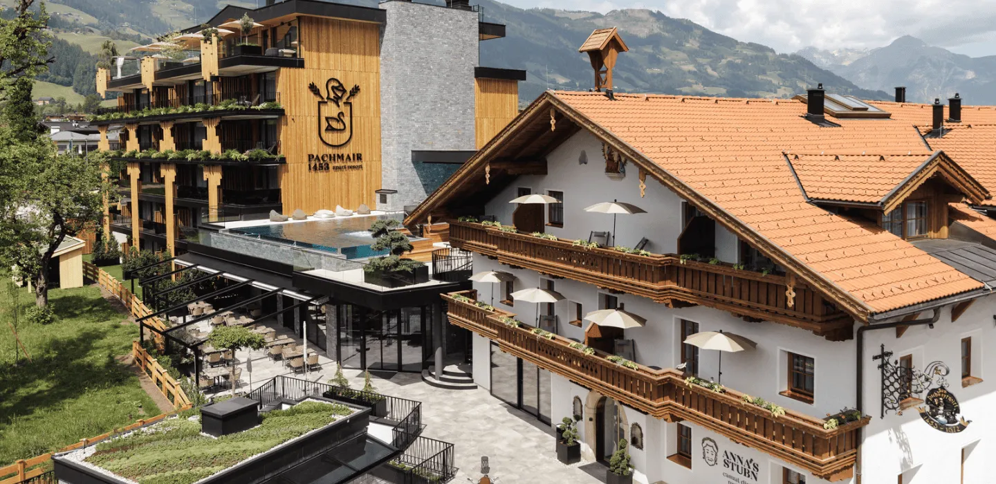 Exterior view Hotel Pachmair Apart Resort – Hotel client of ADDITIVE for online marketing