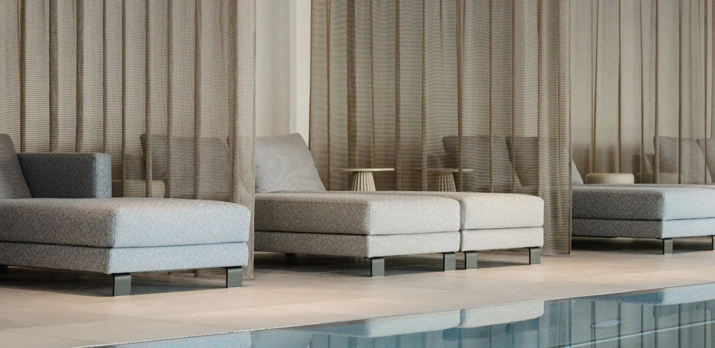 Spa area of Hotel Grand Elisabeth - client of ADDITIVE in online marketing