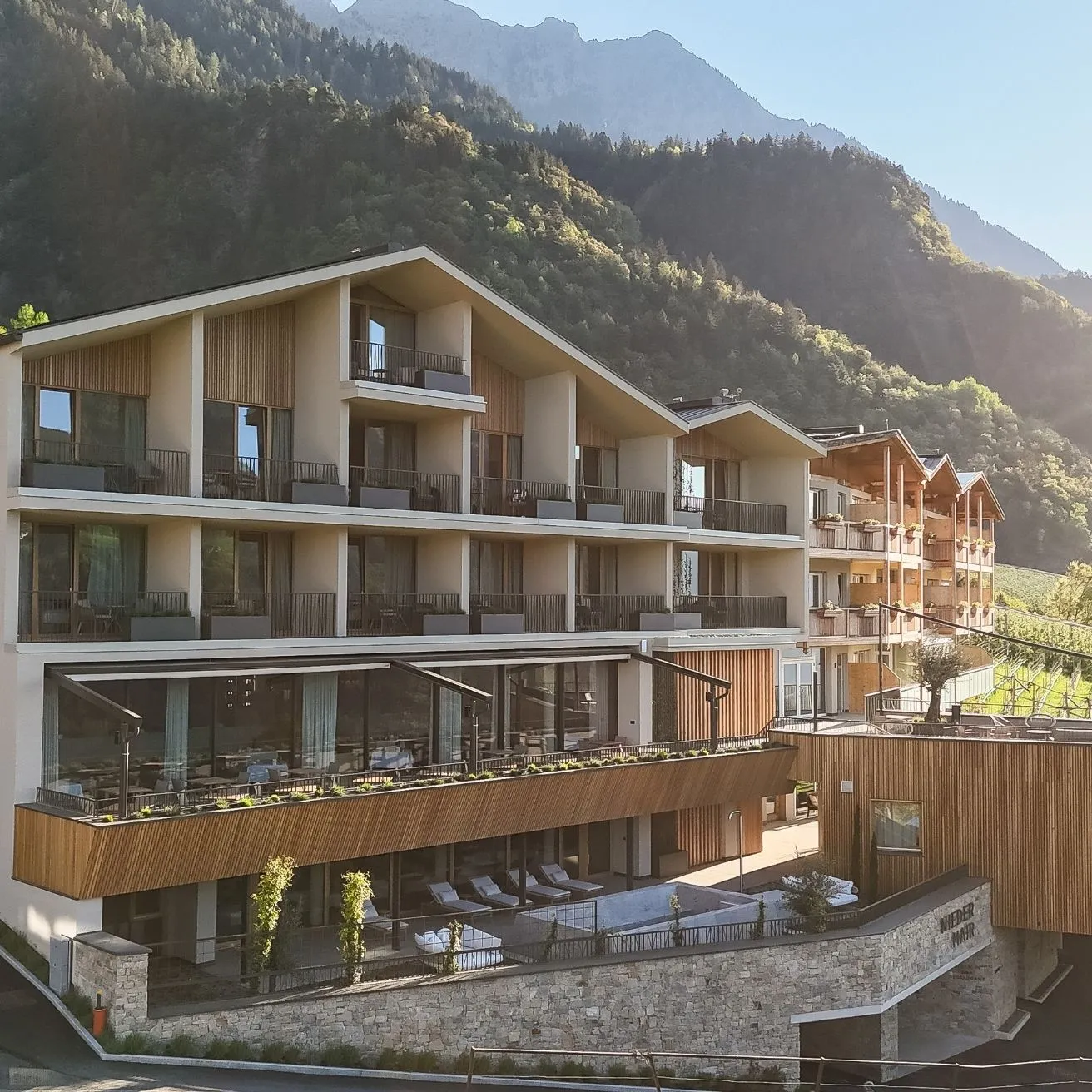 Vista esterna Hotel Niedermair - cliente online marketing di ADDITIVE
