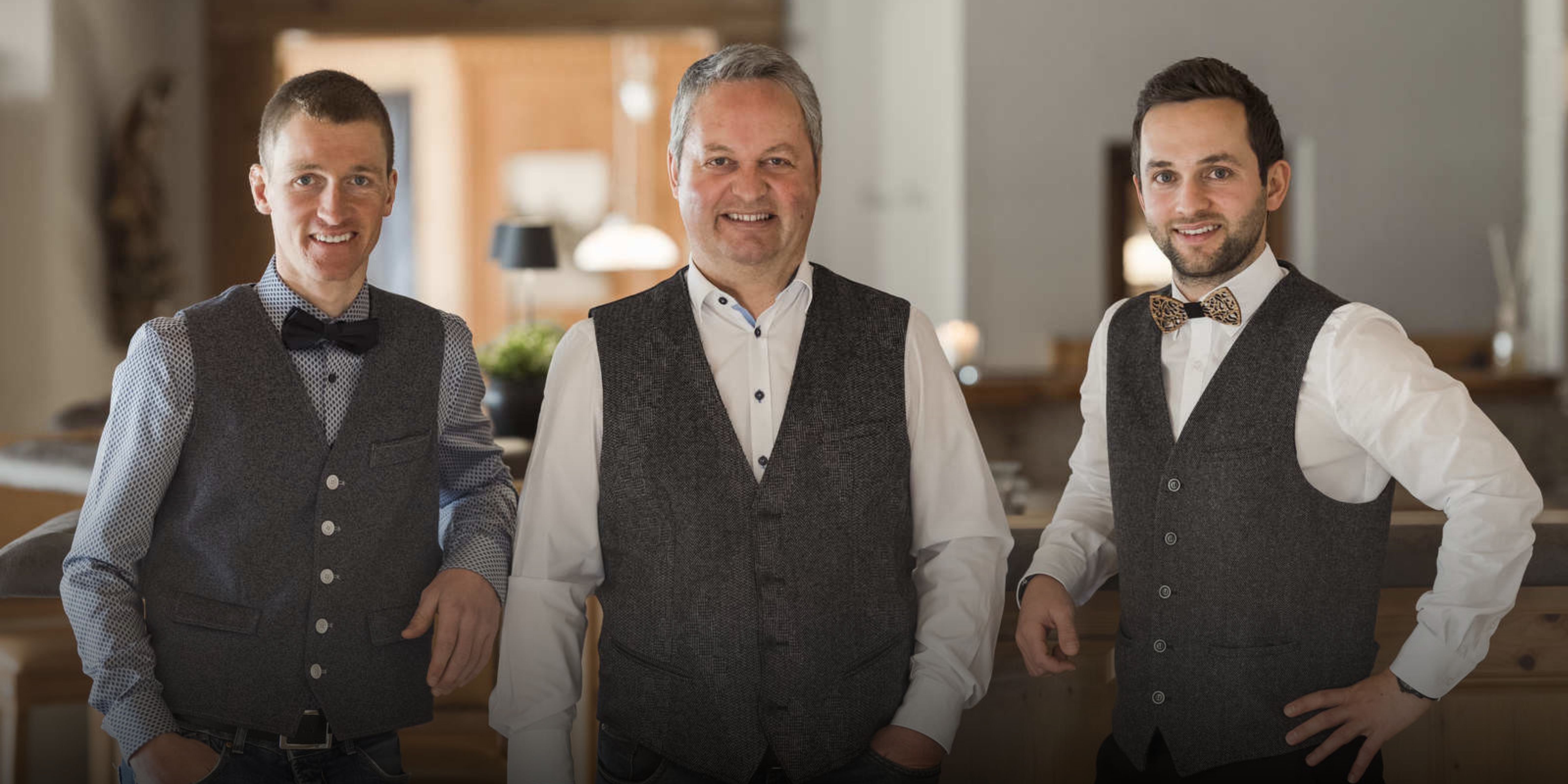 Famiglia Reiterer nel ritratto, padroni di casa dell'Hotel Viertler - Cliente di marketing online di ADDITIVE