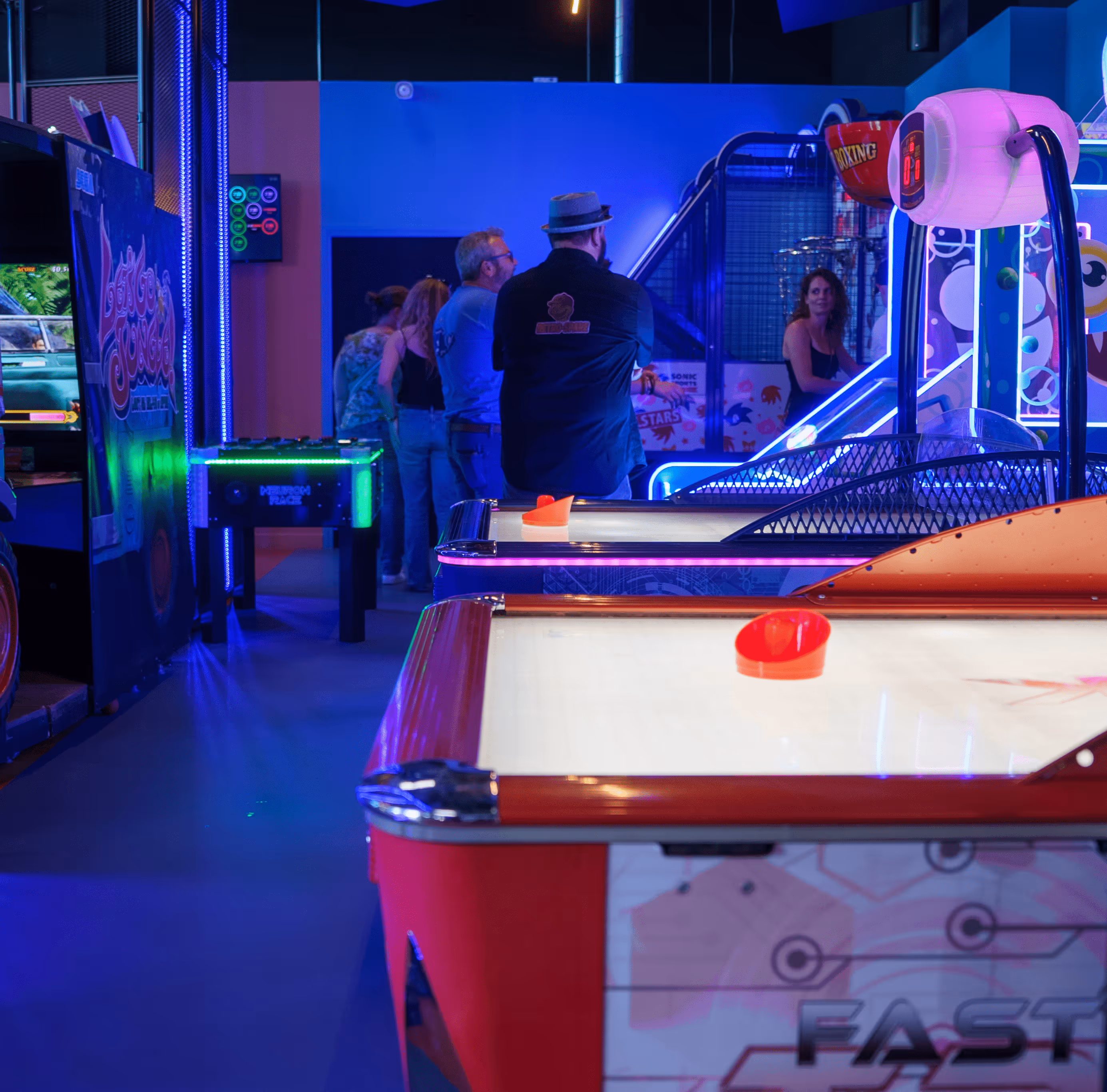air hockey