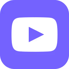 purple youtube icon