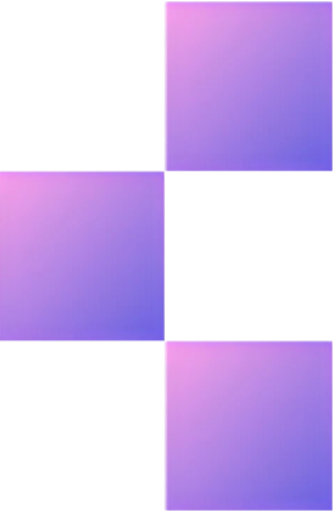 3 purple squares