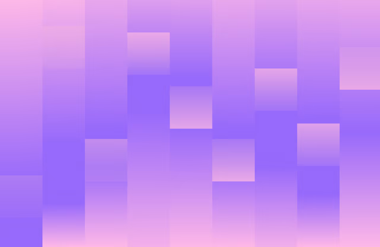 Hero image with purple grids