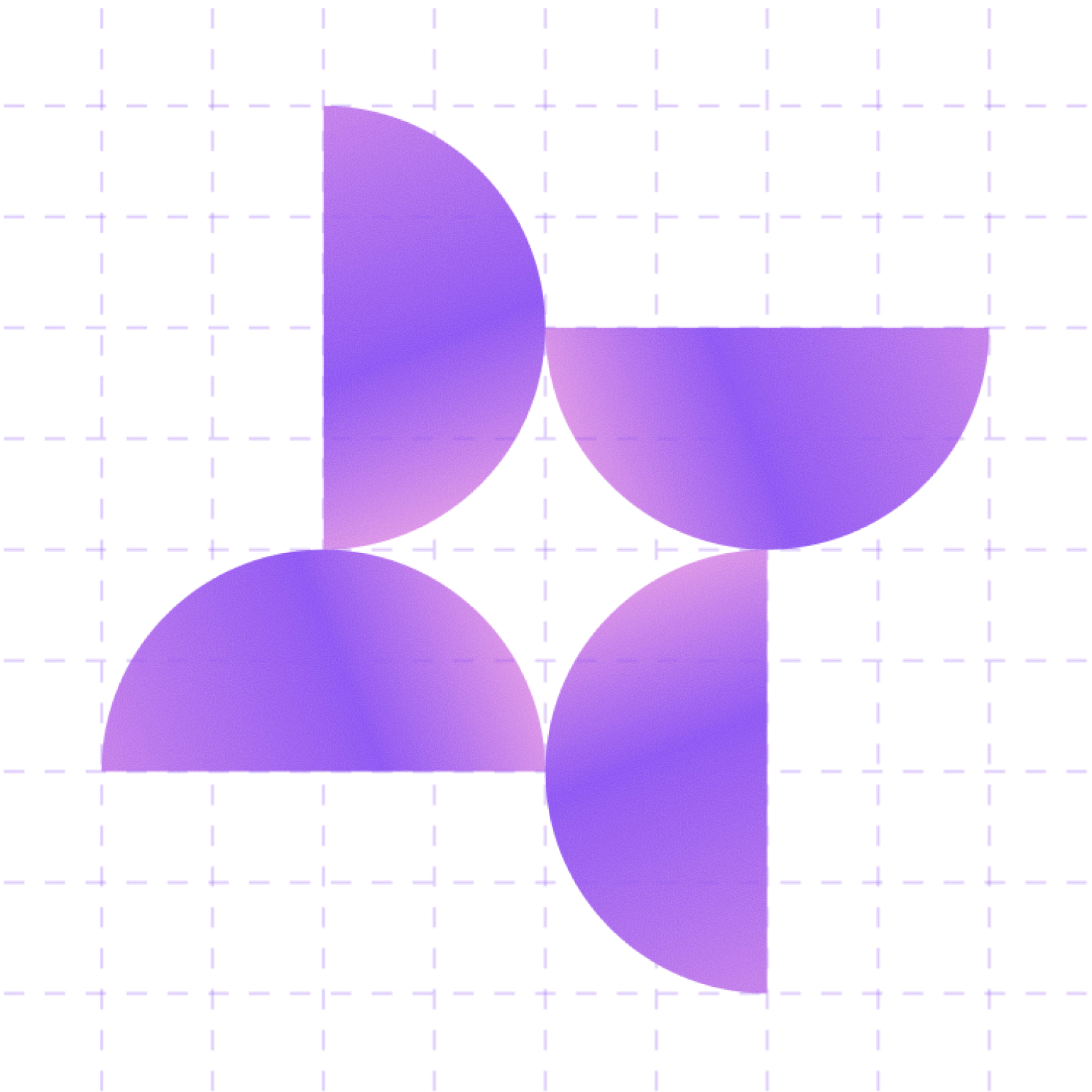 FuseInsight abstract geometric logo in purple gradient