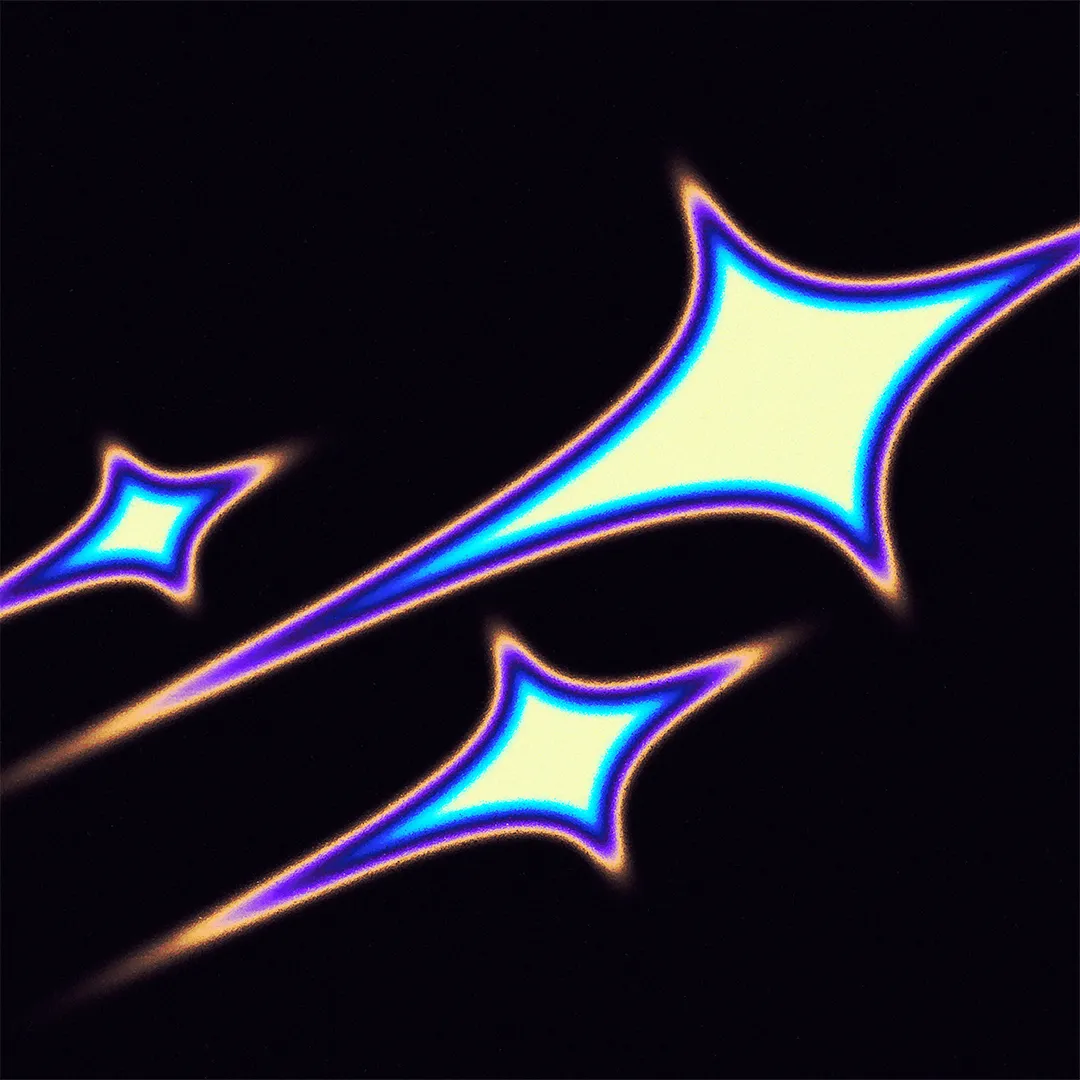 Abstract stars Graphical element