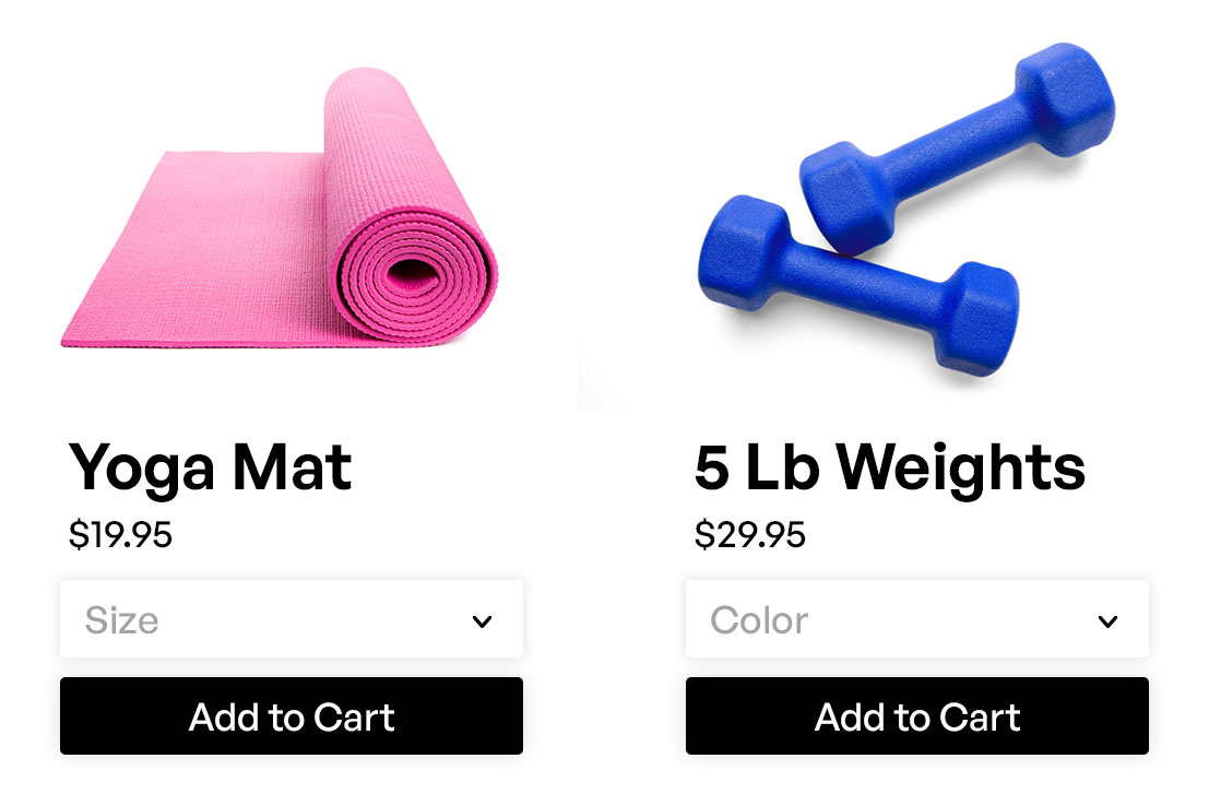 Add to Cart Buttons in CMS Lists