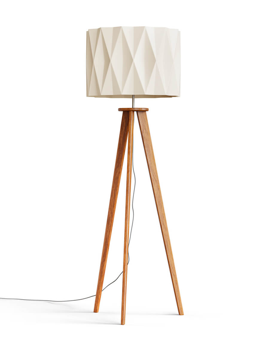 CartGenie Facet Grove Floor Lamp