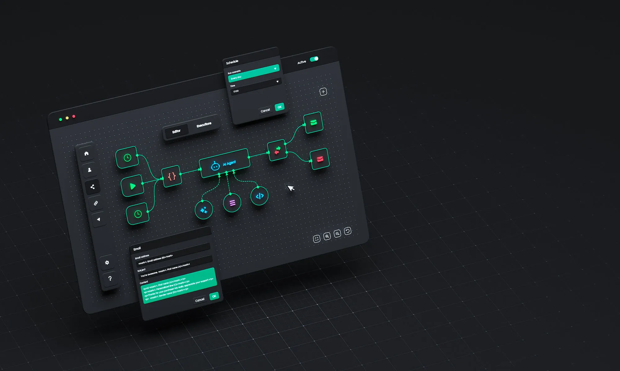 [interface] image of employee interacting with hr software (for a hr tech)
