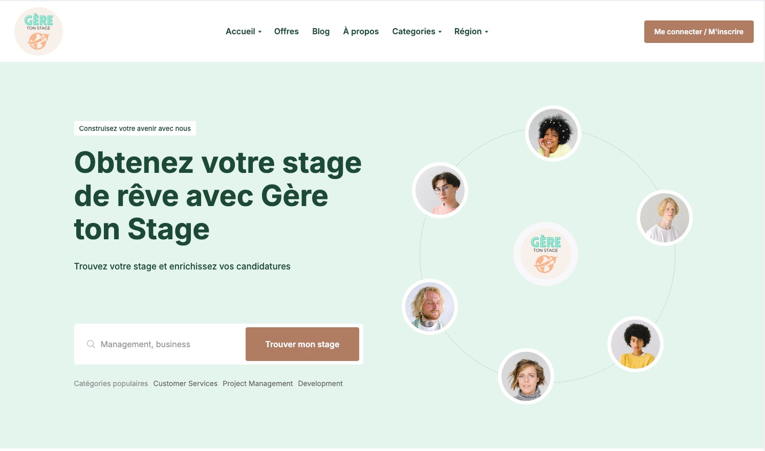 Web app de Gere Ton Stage