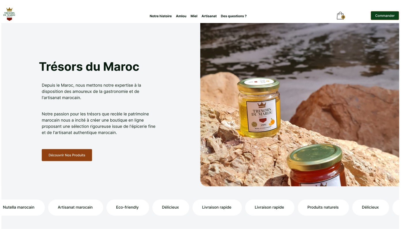 Site internet de Tresor du Maroc
