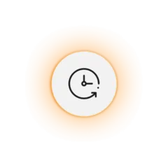 Zeit sparen durch Automatisierung - Uhr Symbol