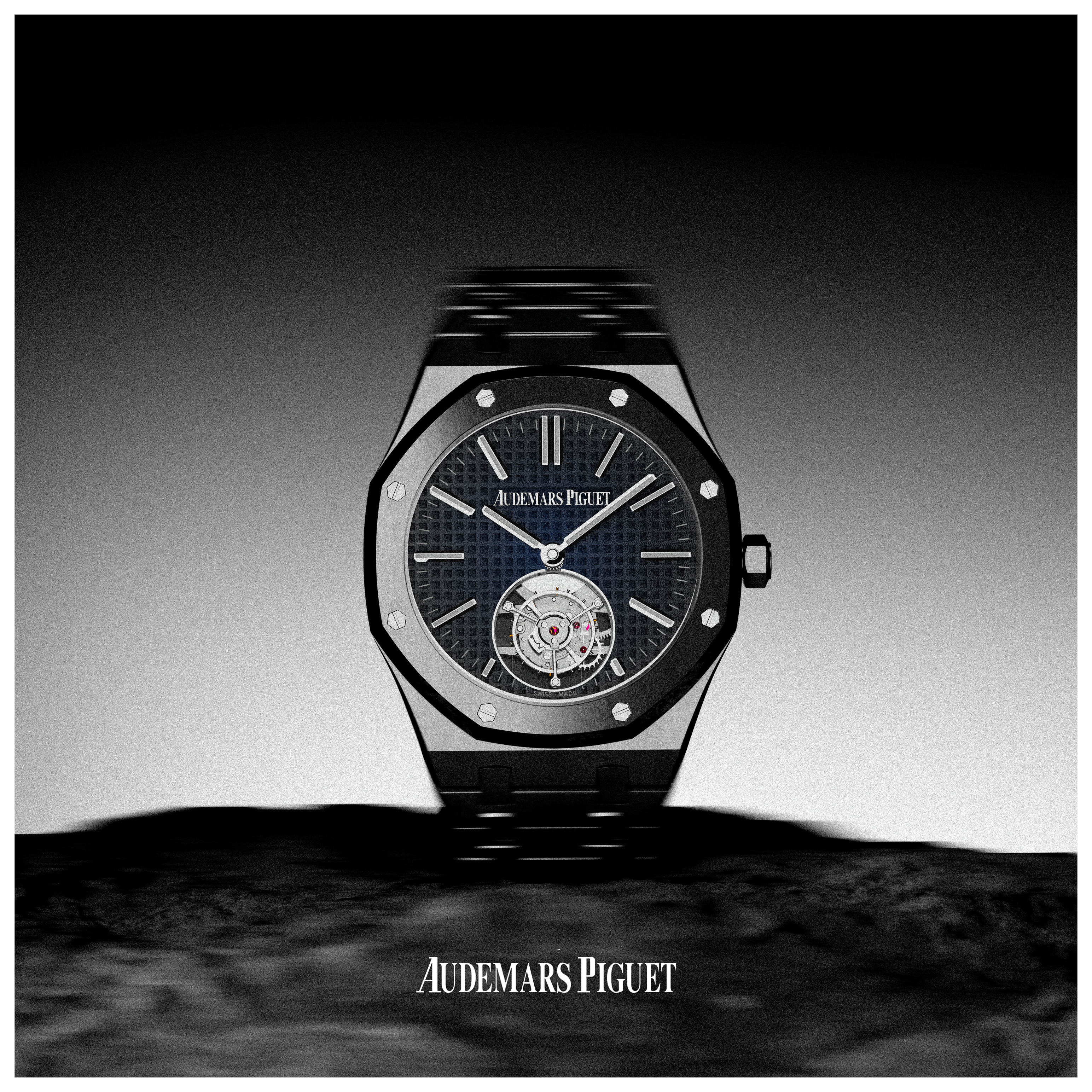 Rendu 3D Audemars Piguet - modélisation CGI haute horlogerie par ATLAS