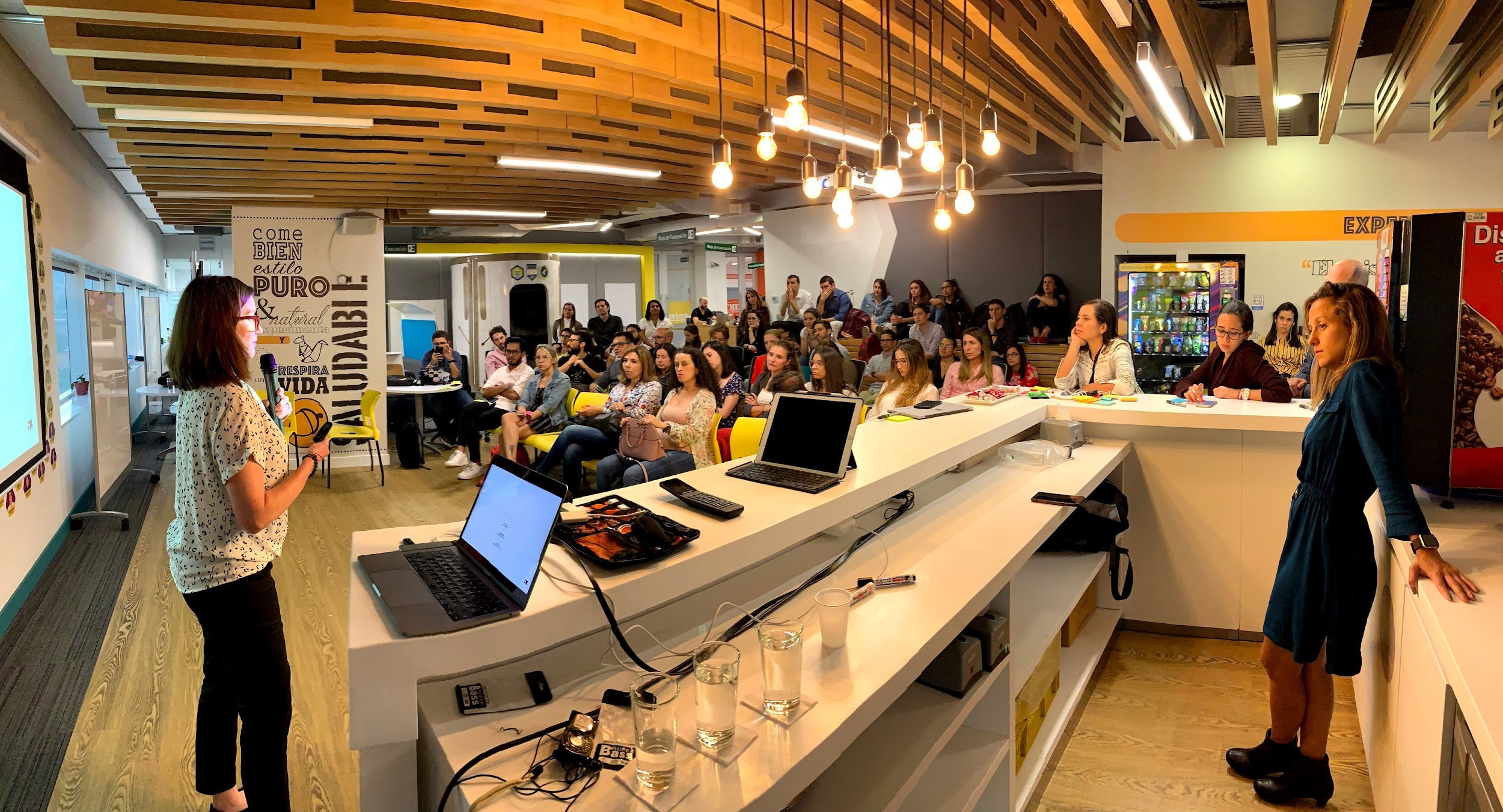 Bancolombia and IBM iX participants collaborate during a design workshop