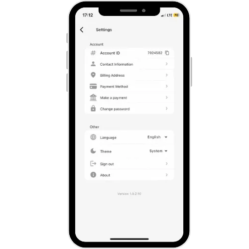 icewireless mobile app invoicing example