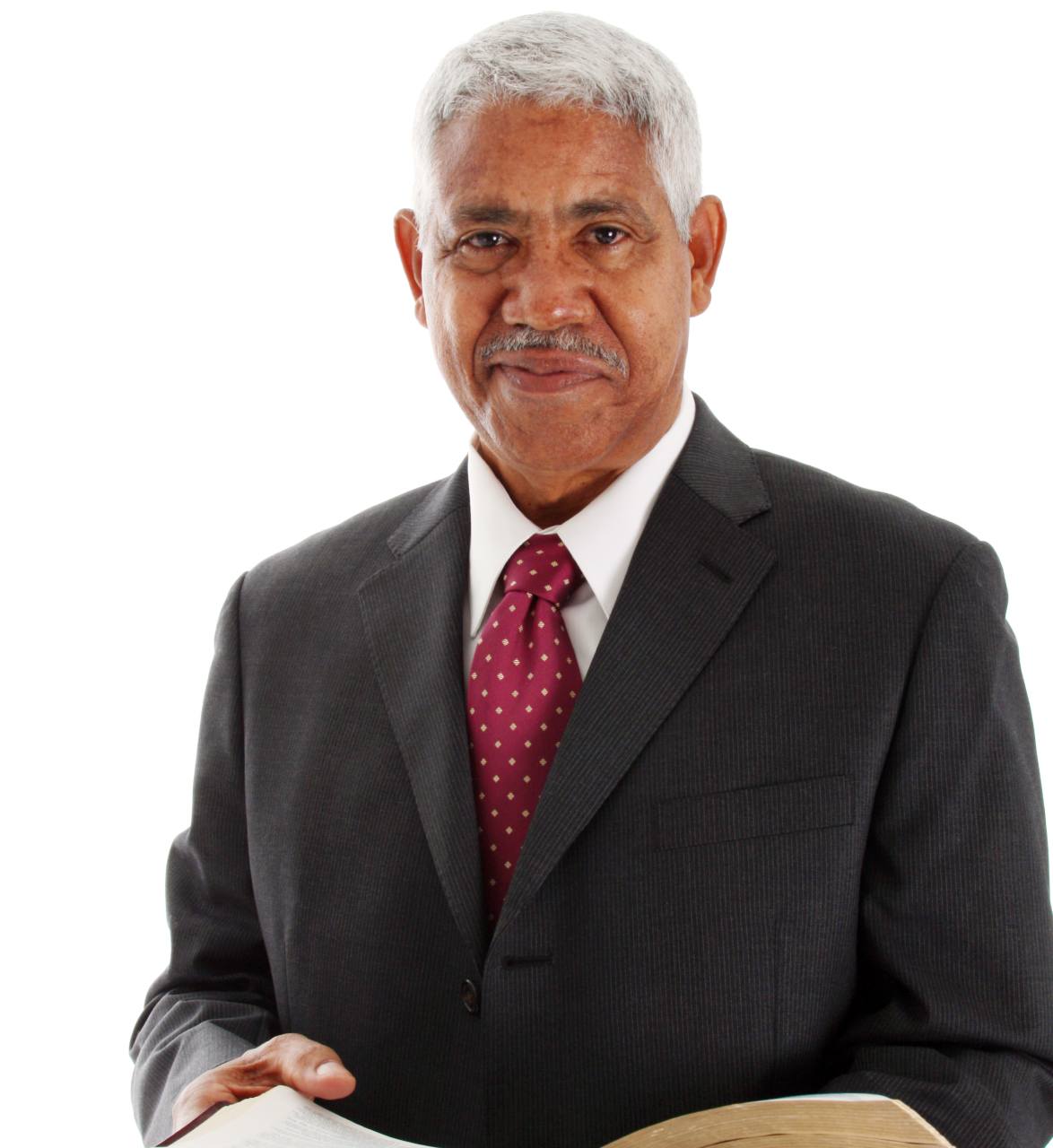 A minister prepared for a funeral sermon
