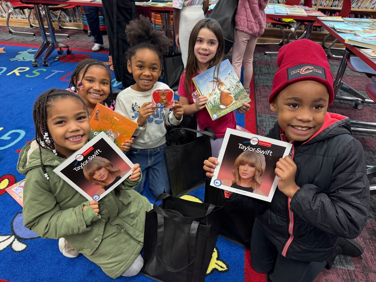 Cleveland schoolchildren pick books from early reading favorites, just in time for the holidays!