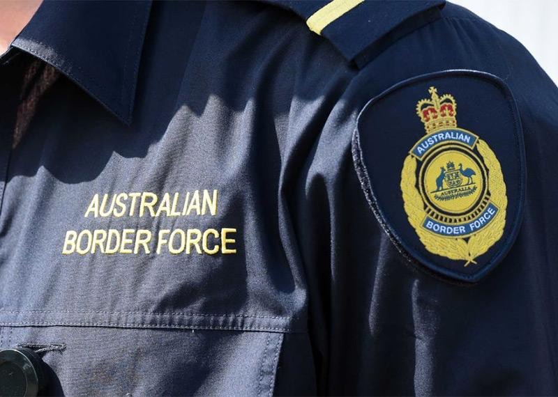 A man with Australian Border Force uniform