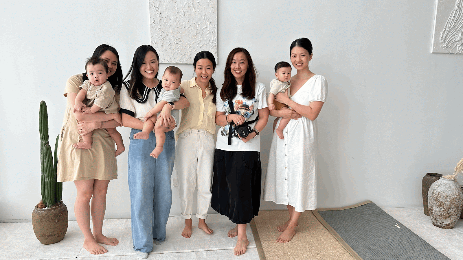 women with babies