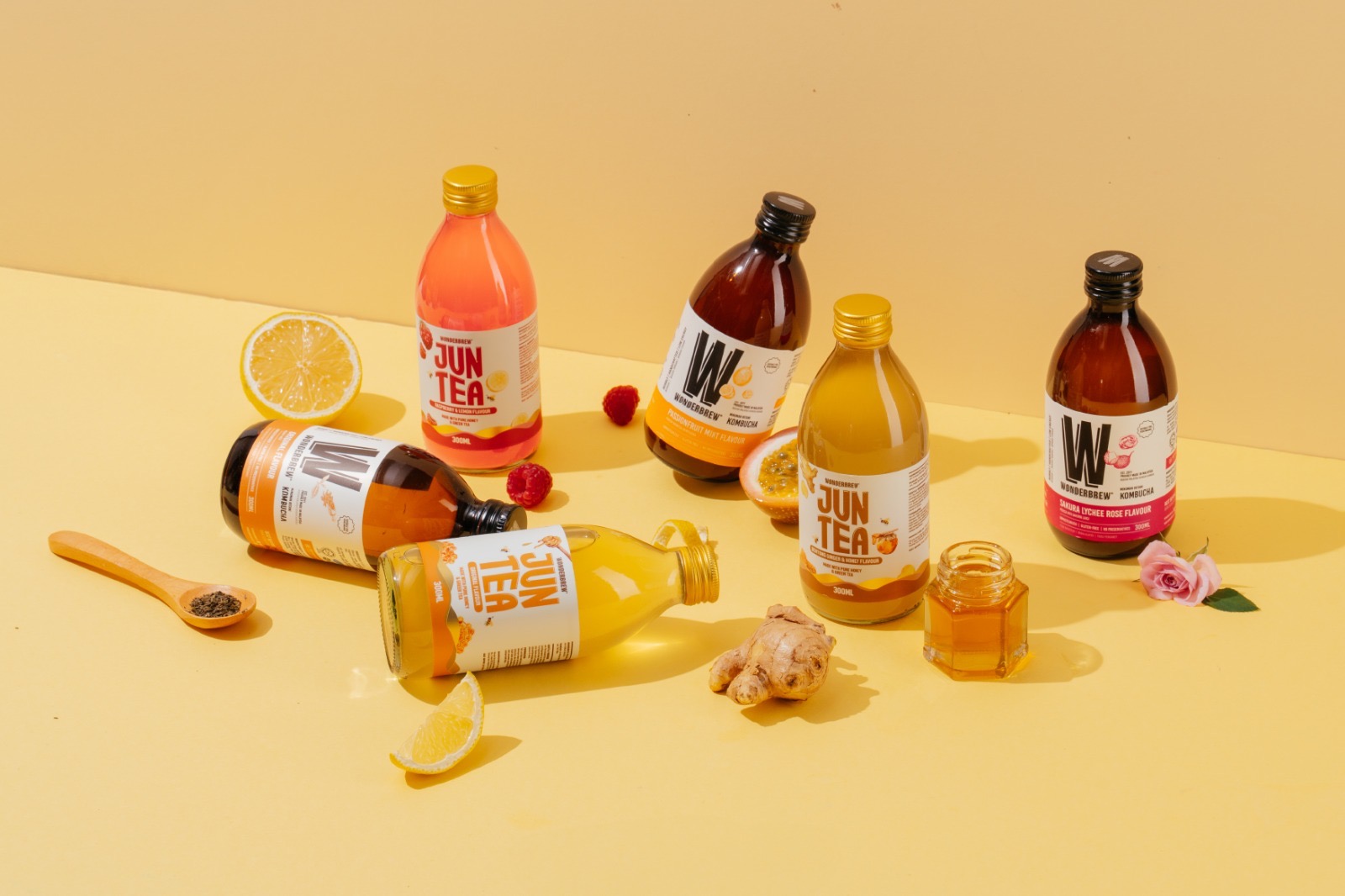wonderbrew kombucha drinks