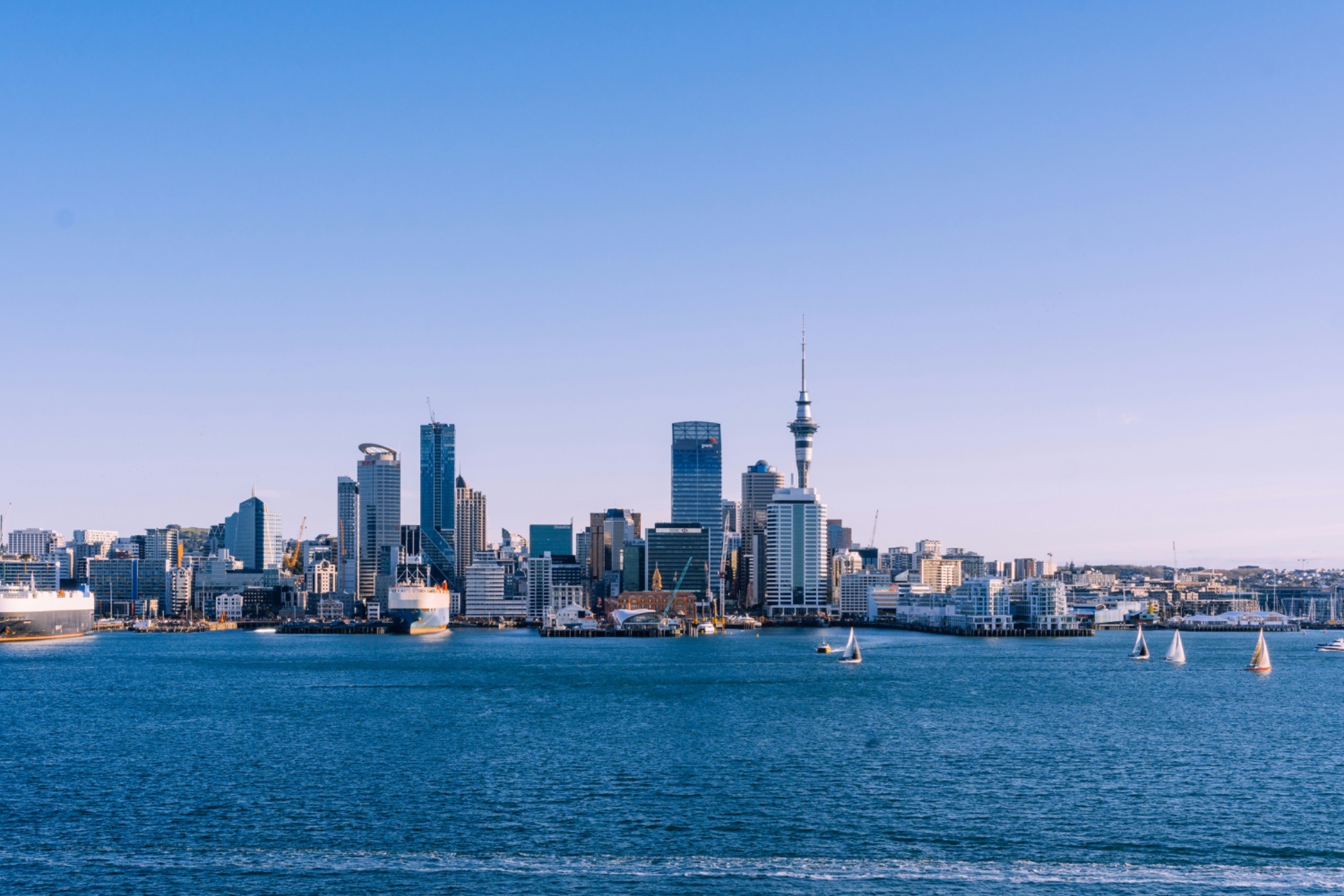 Auckland on a clear day
