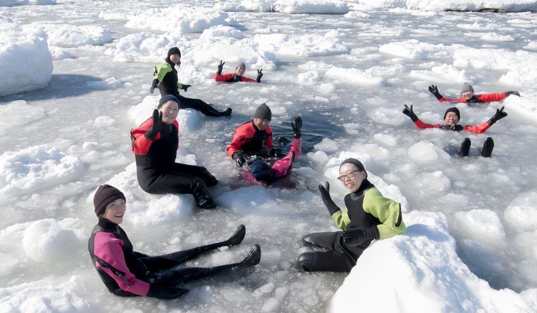 drift ice walking