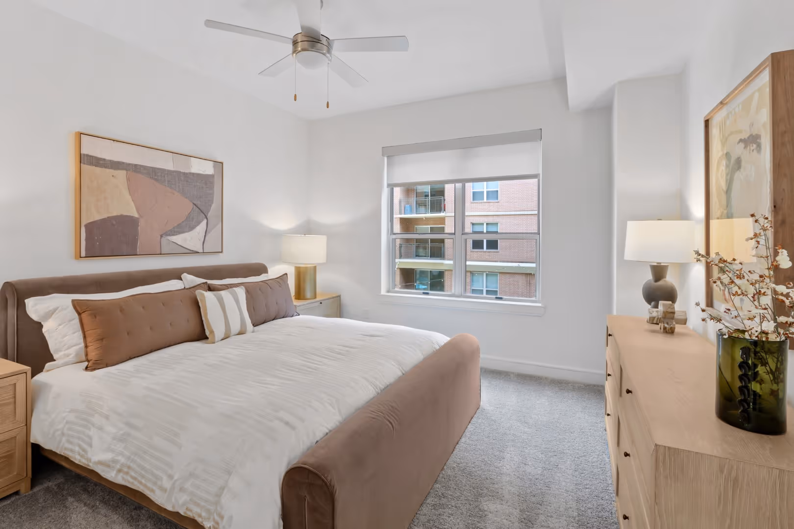 Model Bedroom at The William Apartments Tanglewood in Houston, TX