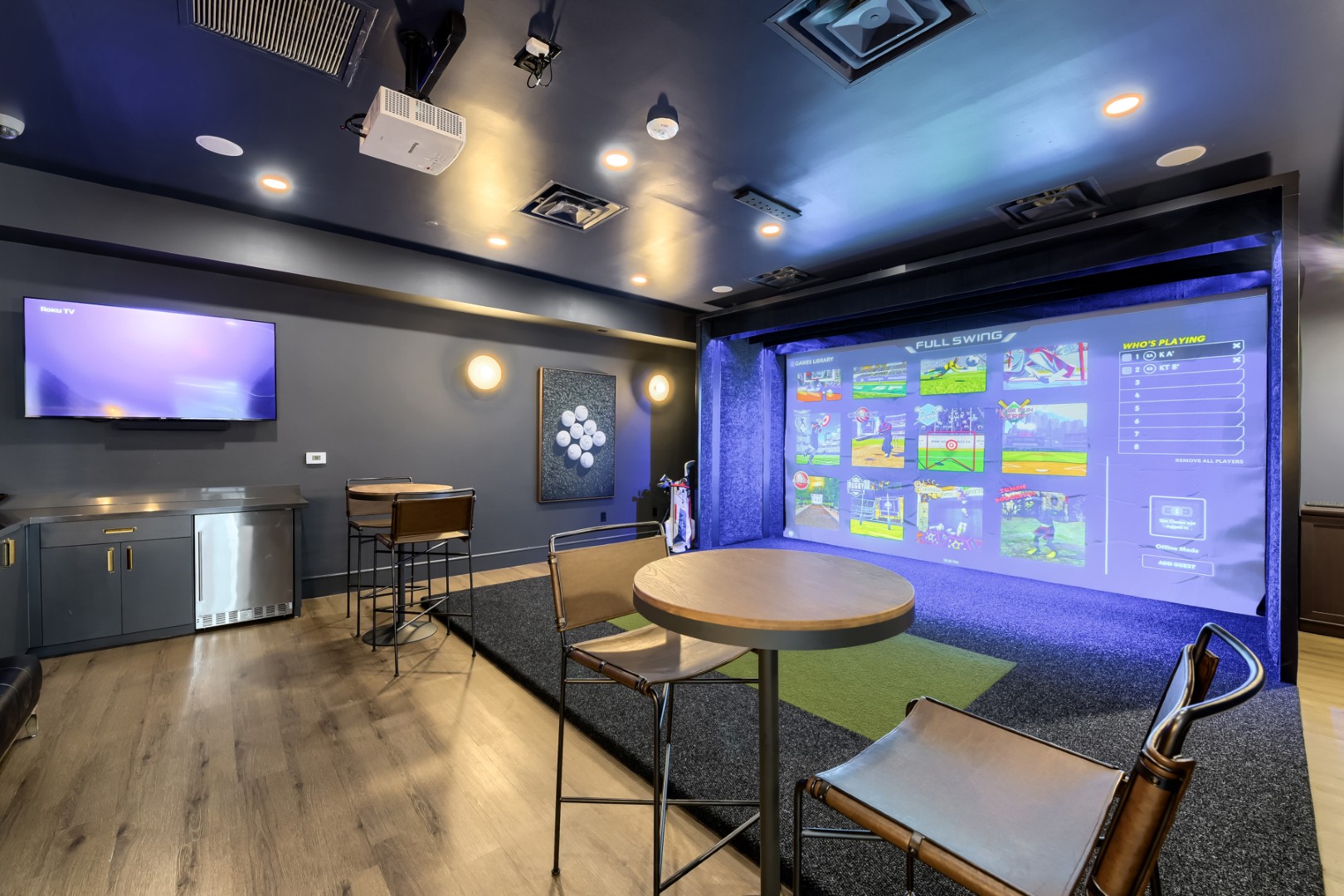 Reservable Gaming Simulator Room at The William Tanglewood in Houston, Texas