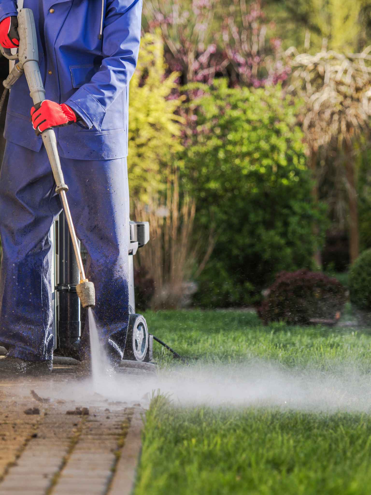 Driveway and Patio Cleaning Process in Northampton