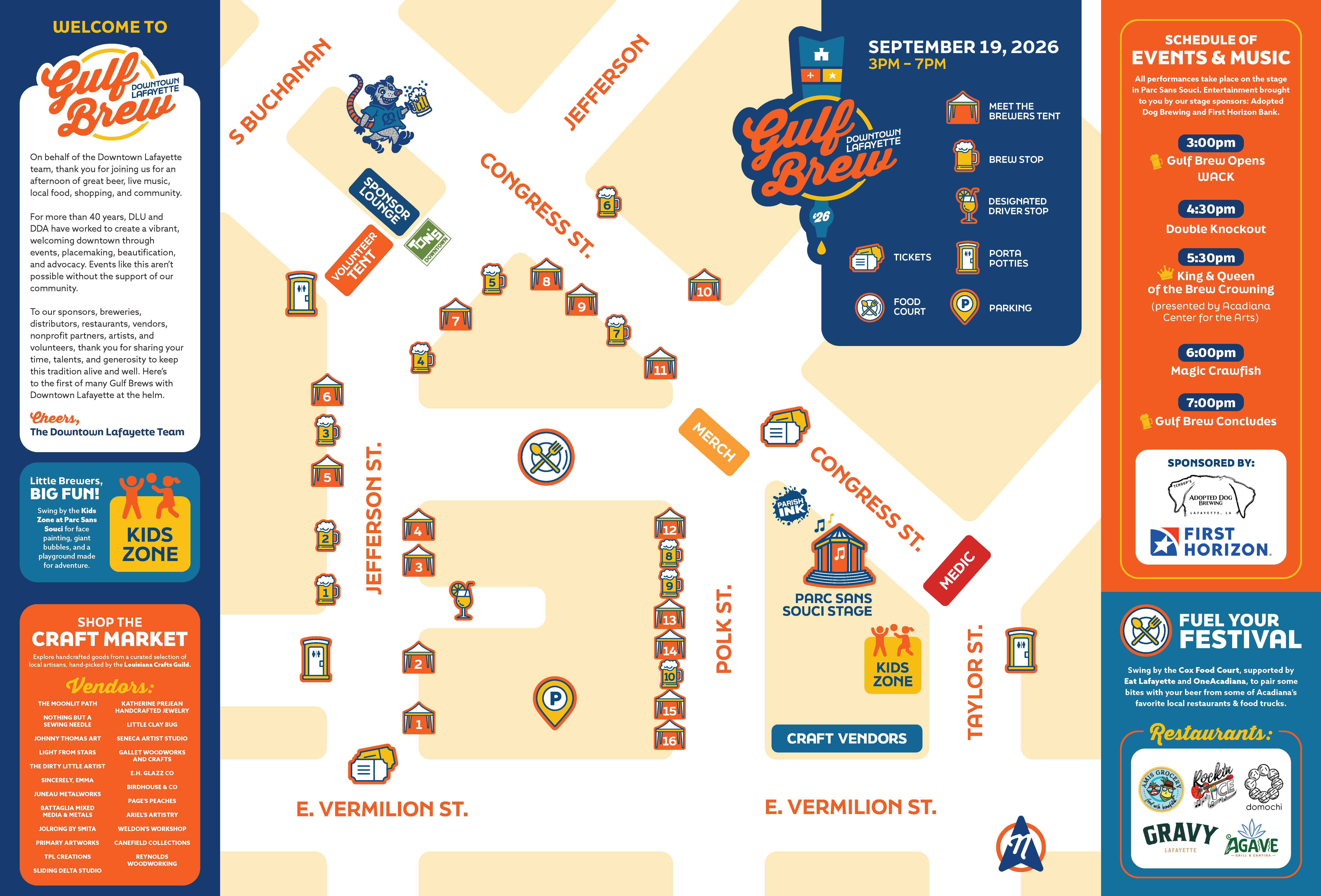 Map of Gulf Brew