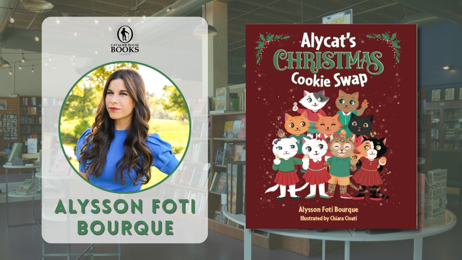 Cookies + Storytime with Alysson Foti Bourque!