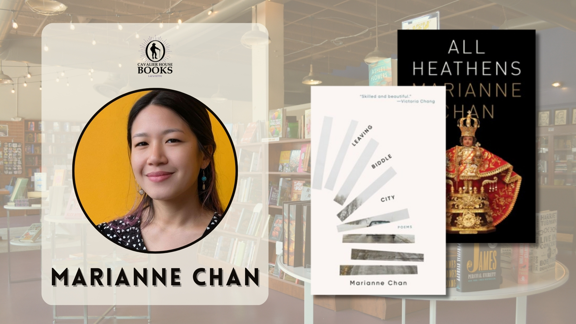 Deep South Writers presents Marianne Chan @ CHB Lafayette!