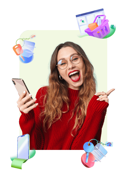 Woman happy