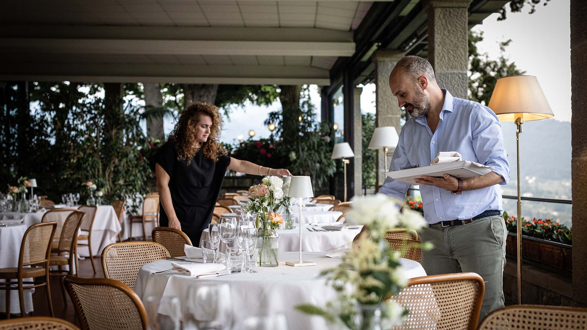 Carlotta e Billy Panattoni co-proprietari del ristorante Il Pianone