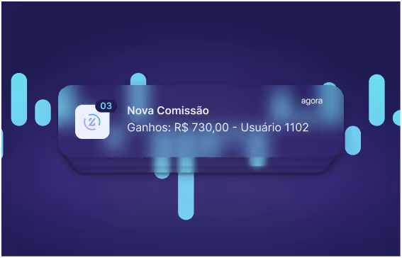 Representação de comissão gerada através de indicações