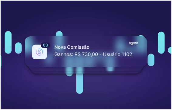 Representação de comissão gerada através de indicações