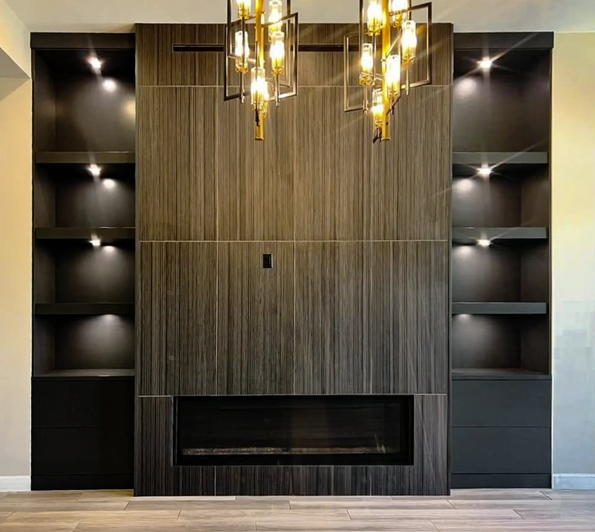 Picture of the Cullison project, a fireplace addition.